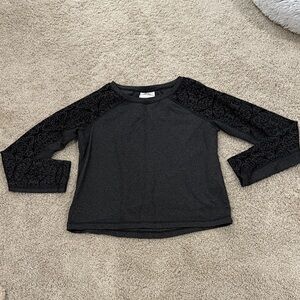 CALIA by Carrie Underwood Heather Charcoal Gray Knit Top